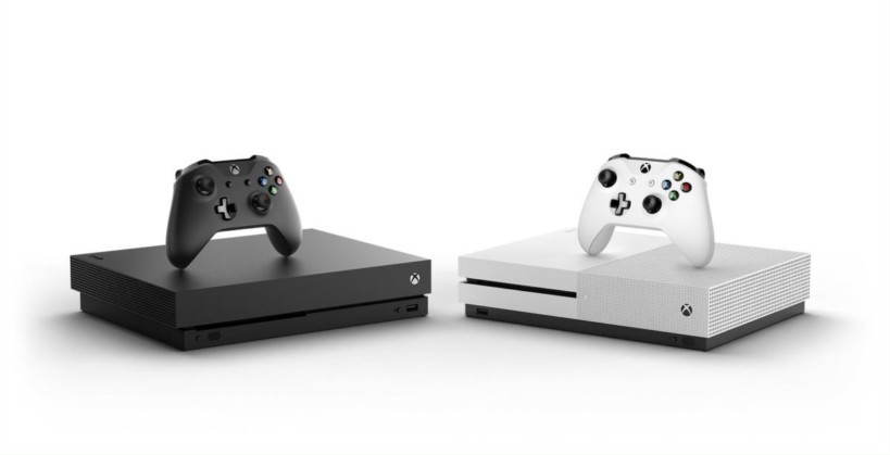 Сравнение размеров Xbox One X и One S