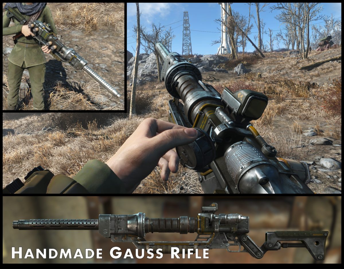 Сборка fallout horizon. Fallout 4 Gauss Rifle. Fallout 4 Horizon оружие. Fallout 4 Горизонт мод. Карабин Гаусса.