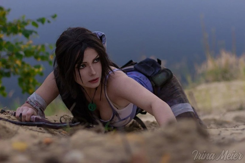 Лара Крофт из перезапуска Tomb Raider 2013-го года.