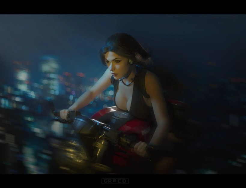 Косплей на Лару из Tomb Raider: Underworld