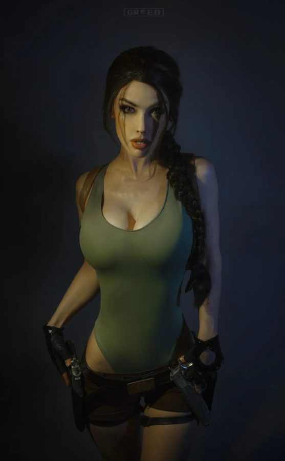 Образ Лары Крофт из первых игр серии