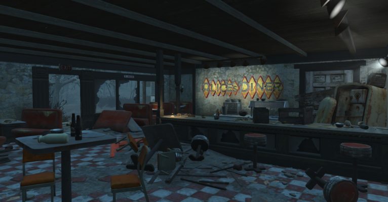 Fallout 4 проект интерьеров бинтауна