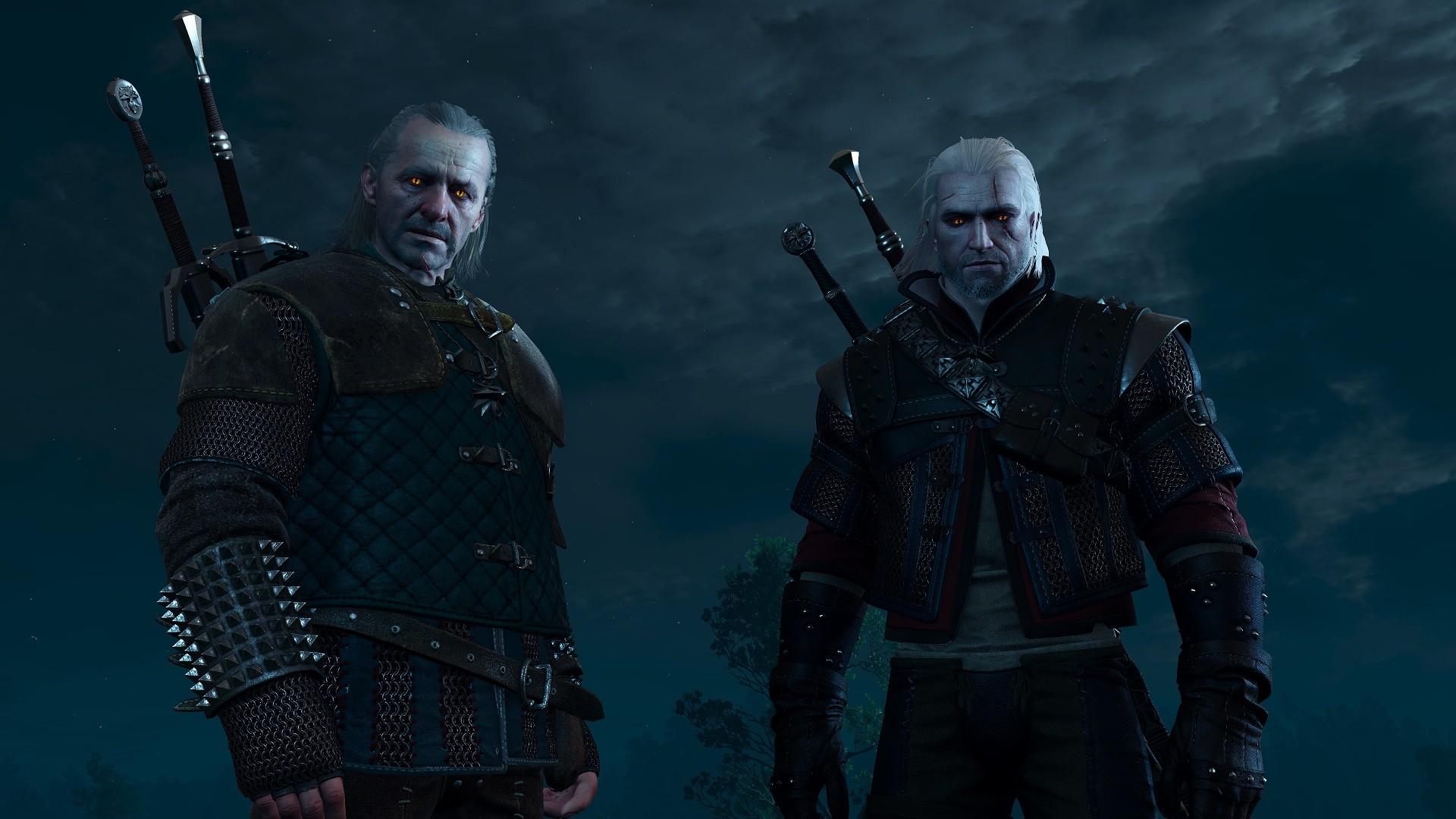 Glowing Witcher Eyes.